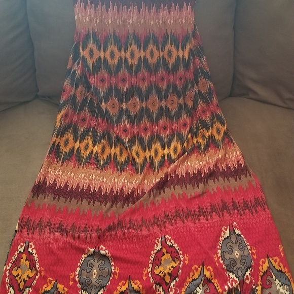 Maxi Dress XL 65% SILK XL - Picture 2 of 6